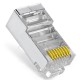 Vcom NM026 100lü Metal RJ45 8P8C Cat6-UTP-RJ45-3u Konnektör Vcom NM026 100lü Metal RJ45 8P8C Cat6-UTP-RJ45-3u Konnektör