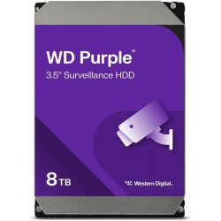 Wd 8Tb Purple WD85PURZ 5400RPM 256MB 7x24 Güvenlik Harddisk