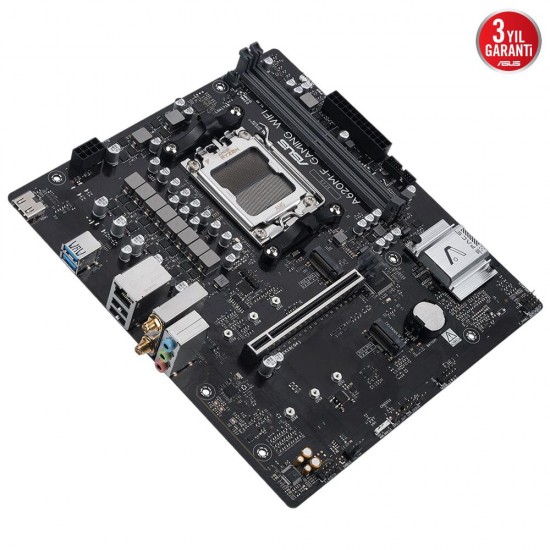 Asus Prime A620M-F GAMING WIFI 8000MHz DDR5 Soket AM5 M.2 HDMI mATX Anakart Asus Prime A620M-F GAMING WIFI 8000MHz DDR5 Soket AM5 M.2 HDMI mATX Anakart