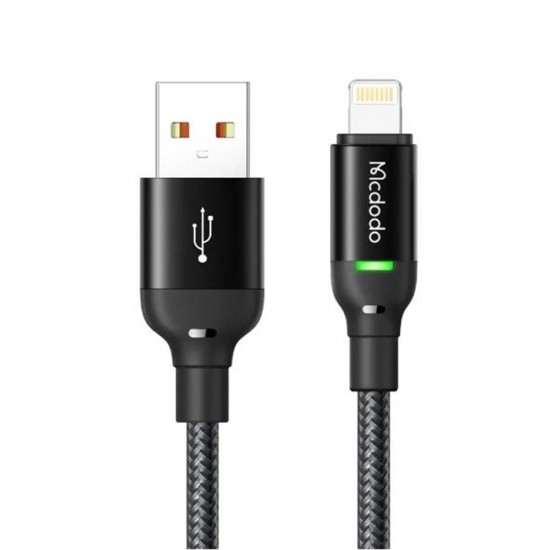 MCDODO CA-2700 iPhone Lightning Şarj Ve Data Kablosu 1.2m Siyah