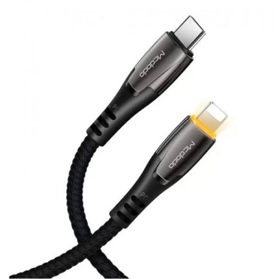 MCDODO CA-7651 36W Type-C To Lightning Hızlı Data-Şarj Kablosu 1.8M 3A - Siyah MCDODO CA-7651 36W Type-C To Lightning Hızlı Data-Şarj Kablosu 1.8M 3A - Siyah