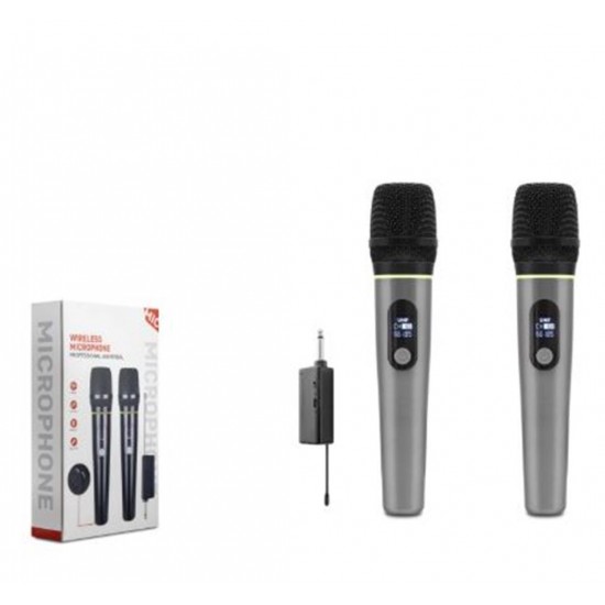 Hadron HDX2791G Gri Kablosuz (WIRELESS) 2Lİ Mikrofon Hadron HDX2791G Gri Kablosuz (WIRELESS) 2Lİ Mikrofon