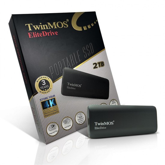 TwinMOS 2TB Taşınabilir External SSD USB 3.2-Type-C (Dark Grey) Harici Ssd (PSSD2TBMEDB) TwinMOS 2TB Taşınabilir External SSD USB 3.2-Type-C (Dark Grey) Harici Ssd (PSSD2TBMEDB)