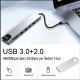 Inca ITPC-7T Type-C Giriş 2XType-C Çoklayıcı RJ-45 HDMI 4K@30 USB 3.0 Çoklayıcı Micro SD Kart Inca ITPC-7T Type-C Giriş 2XType-C Çoklayıcı RJ-45 HDMI 4K@30 USB 3.0 Çoklayıcı Micro SD Kart