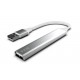 Inca IUSB-4TUX 3X2.0 3.0 USB Çıkış USB Çıkış 5 Gbps Usb Çoklayıcı Alüminyum Kasa