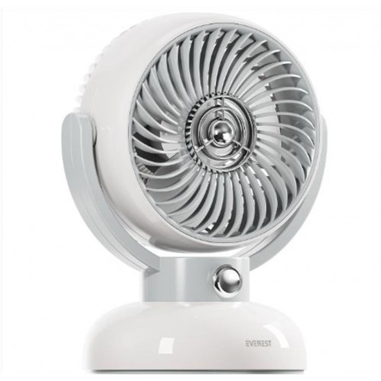 Everest EFN12 Krem 1200mAh 3 Hız Kademe Led Işıklı Retro Masaüstü Usb Fan Everest EFN12 Krem 1200mAh 3 Hız Kademe Led Işıklı Retro Masaüstü Usb Fan