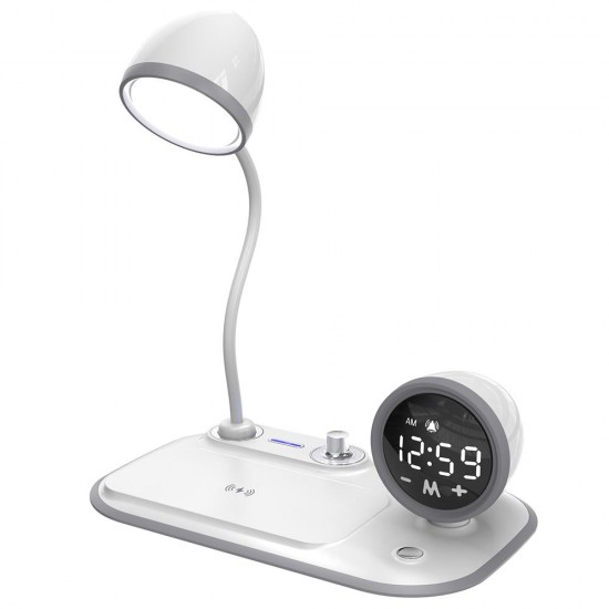 S-link SL-CW21 Beyaz Telefon Uyumlu Fast Şarj 15W Ayarlanabilir Led Işıklı Masa Lambası S-link SL-CW21 Beyaz Telefon Uyumlu Fast Şarj 15W Ayarlanabilir Led Işıklı Masa Lambası