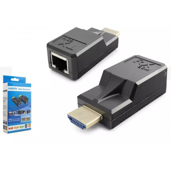 Hadron HDX1375 60mt Hdmi Extender Siyah Mini (Type-C Port) Hadron HDX1375 60mt Hdmi Extender Siyah Mini (Type-C Port)