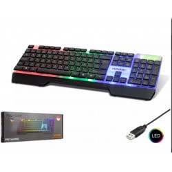 Nodar Nd868 Pro Kablolu Q Oyuncu Klavye Slim Rgb Siyah 105 Tuş 1,5mt Kablo Uzunluğu