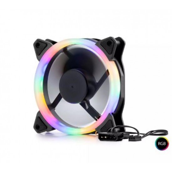 Hadron Hdx1522 Kasa Fanı Performans 4Pin Rgb 12Cm Siyah Hadron Hdx1522 Kasa Fanı Performans 4Pin Rgb 12Cm Siyah