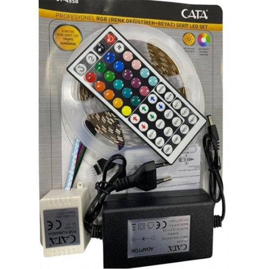 Cata CT-4558 Rgb Şerit Led Seti Kumandalı Cata CT-4558 Rgb Şerit Led Seti Kumandalı