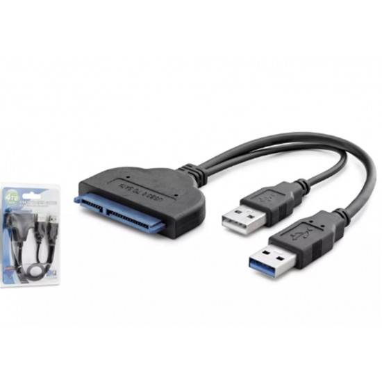 Hadron Hdx7549 Usb3.0 To Sata Çevirici 2.5" Güç Girişli 4Tb Siyah