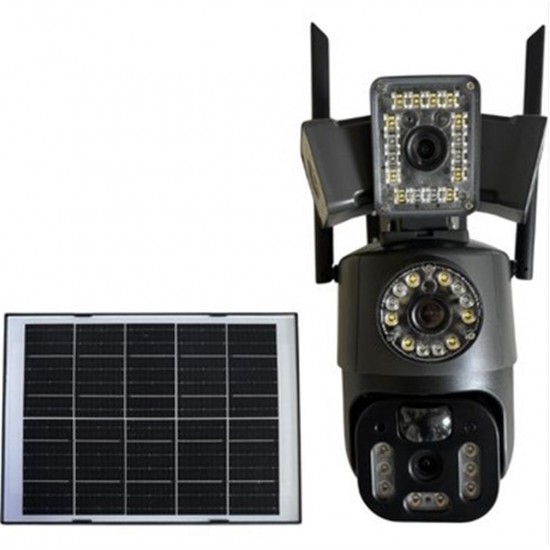 Okam O-KAM 3918 4G 6MP Dual Lens - Solar Panel - Sim Kart Destekli - PTZ Kamera Okam O-KAM 3918 4G 6MP Dual Lens - Solar Panel - Sim Kart Destekli - PTZ Kamera