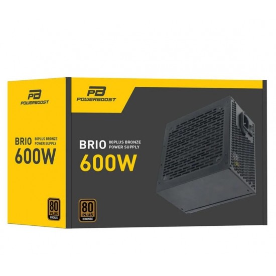 PowerBoost BST-ATX600E 600W APFC 12cm Fanlı ATX PSU (Retail Box) Güç Kaynağı PowerBoost BST-ATX600E 600W APFC 12cm Fanlı ATX PSU (Retail Box) Güç Kaynağı