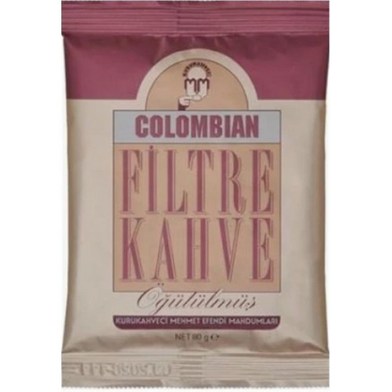 Mehmet Efendi 80gr Colombıan Filtre (Öğütülmüş) Mehmet Efendi 80gr Colombıan Filtre (Öğütülmüş)
