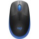Logitech 910-005909 M191 Mavi Büyük Boy Kablosuz Mouse Optik 1000 Dpı Buton