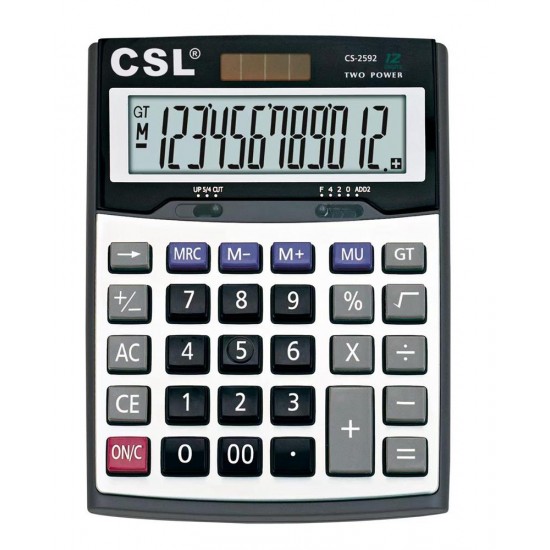 CSL CS-2592 12 Hane Masa Tipi Hesap Makinesi CSL CS-2592 12 Hane Masa Tipi Hesap Makinesi