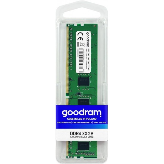 Goodram 8GB 3200MHz DDR4 CL22 1.1V GR3200D464L22S-8G Kutulu Pc Bellek Goodram 8GB 3200MHz DDR4 CL22 1.1V GR3200D464L22S-8G Kutulu Pc Bellek