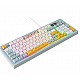 Everest KB-79 SILENT PRO Mavi-Beyaz-Sarı SESSİZ RGB Q Membrane Oyuncu Klavyesi Everest KB-79 SILENT PRO Mavi-Beyaz-Sarı SESSİZ RGB Q Membrane Oyuncu Klavyesi