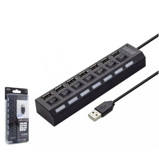 Hadron Hdx7001 Usb Hub 7-Usb Siyah Hadron Hdx7001 Usb Hub 7-Usb Siyah