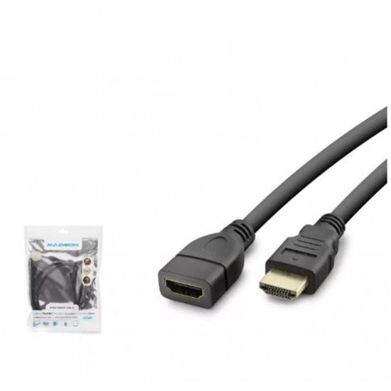 Hadron Hdx2043 1m Hdmi To Hdmi F Kablo Pvc Siyah Hadron Hdx2043 1m Hdmi To Hdmi F Kablo Pvc Siyah