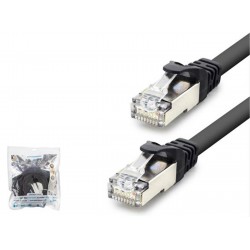 Hadron Hdx5088 Cat7 Kablo 1000Gbt 250Mhz 30Cm Siyah