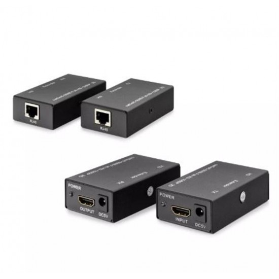 Hadron Hdx1342 60M Hdmi Extender 1080p ekran 1,65 Gbps Siyah Hadron Hdx1342 60M Hdmi Extender 1080p ekran 1,65 Gbps Siyah