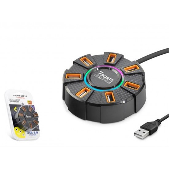 Hadron Hdx7035 Usb Hub 7-Usb 1.2M Siyah Hadron Hdx7035 Usb Hub 7-Usb 1.2M Siyah