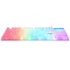 Everest KB-24 Beyaz Rainbow Q Membrane Oyuncu Klavyesi