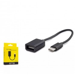Hadron Hdx1015 Type-C To Usb F Kablo Siyah