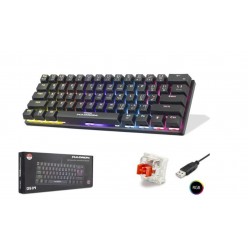 Hadron G509R Kablolu Oyuncu Mini Klavye Mekanik Red Switch Rgb Q Siyah