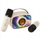 Mikado MD-57BT Endless 5W Bej TF + USB + AUX + BT Destekli 2 Wireless Karaoke Mikrofon 1200mAh