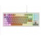 Everest KB-98 SILENT TKL Gri Mavi-Gri-Kahve Rainbow Q Membrane Klavye