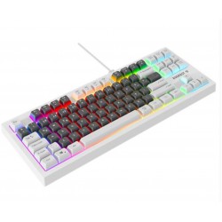 Everest KB-98 SILENT TKL Gri Mavi-Beyaz Rainbow Q Membrane Klavye