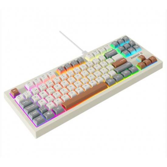 Everest KB-98 SILENT TKL Gri-Gri Mavi-Kahve Rainbow Q Membrane Klavye
