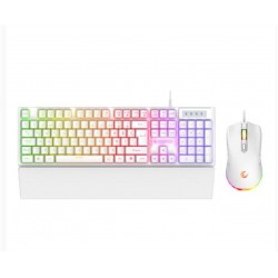 Rampage KM-RX7 FORTUNA V2 Gökkuşağı Aydınlatmalı USB Beyaz  Combo Q Gaming Klavye + 12800 dpi Mouse Rampage KM-RX7 FORTUNA V2 Gökkuşağı Aydınlatmalı USB Beyaz  Combo Q Gaming Klavye + 12800 dpi Mouse