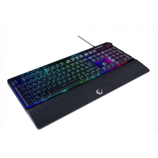 Rampage KB-GX65 SIMULA Siyah USB RGB Aydınlatmalı 4 Makro Tuşlu Bilek Destekli Oyuncu Klavyesi Rampage KB-GX65 SIMULA Siyah USB RGB Aydınlatmalı 4 Makro Tuşlu Bilek Destekli Oyuncu Klavyesi