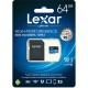 Lexar 64GB C10 A1 V30 U3 Hafıza Kartı + Adaptör Lexar 64GB C10 A1 V30 U3 Hafıza Kartı + Adaptör