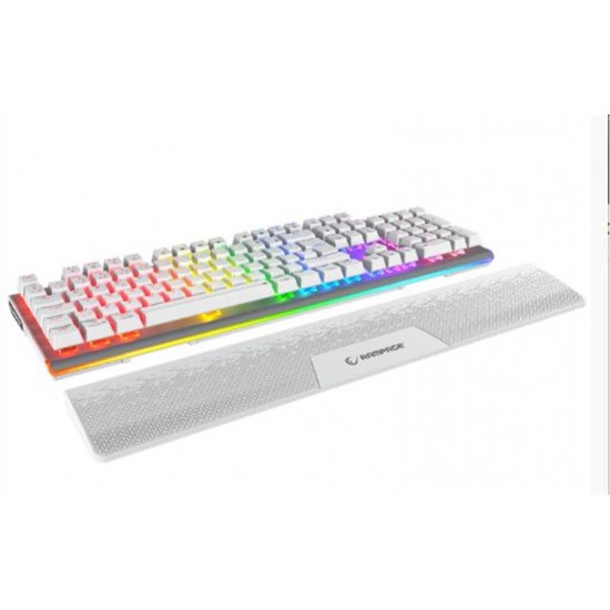 Rampage Carbon Beyaz RGB Q Gaming Oyuncu Klavye Bilek Destekli Red Switch Rampage Carbon Beyaz RGB Q Gaming Oyuncu Klavye Bilek Destekli Red Switch