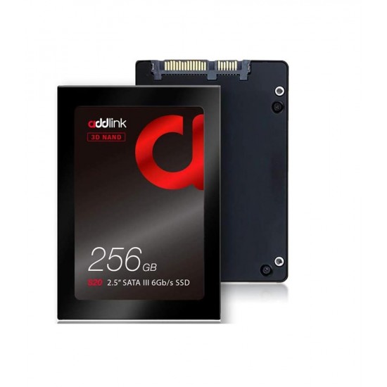 Addlink 256GB AD256GBS20S3S 510-400 MB-s 2.5” SATA III 6Gb-s SSD Disk Addlink 256GB AD256GBS20S3S 510-400 MB-s 2.5” SATA III 6Gb-s SSD Disk