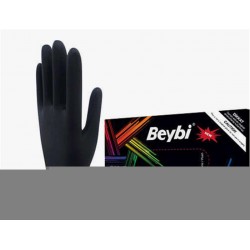 Beybi Muayene Medium Pudrasız Siyah Nitril  Eldiven
