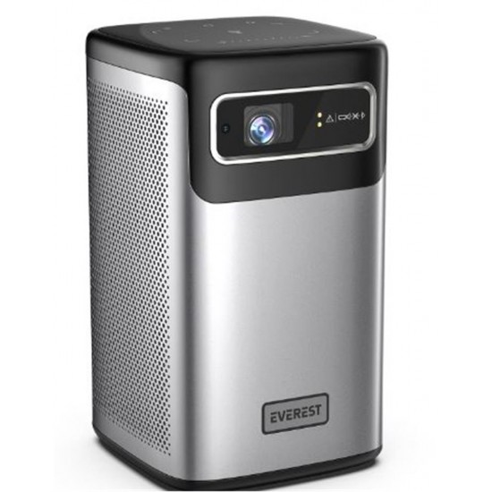 Everest PJ-DLP21 Gri 8000mAh Odaklamalı 960-540 4K 5400 Lümen Android 9.0 Dokunmatik DLP Projeksiyon