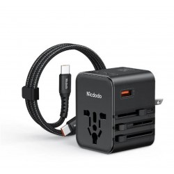 MCDODO CP-3260 25W Evrensel Seyahat Adaptör Type-C To Type-C kablo dahili MCDODO CP-3260 25W Evrensel Seyahat Adaptör Type-C To Type-C kablo dahili