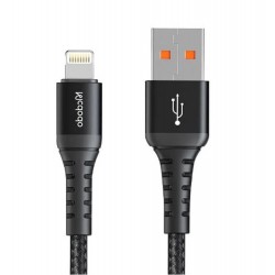 MCDODO CA-2261 USB-A TO Lightning Data-Şarj Kablosu 3A 1m - Siyah MCDODO CA-2261 USB-A TO Lightning Data-Şarj Kablosu 3A 1m - Siyah