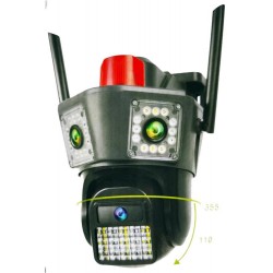 Apronx APX-WPG490 9Mp 3.6mm Üç Kamera 42 Led Wifi PTZ