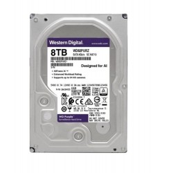 Wd 8Tb Purple WD82PURZ 7200RPM 256MB 7x24 Güvenlik Harddisk (İthalat)