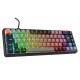 Rampage YORU MINI Gri-Siyah Type-C Bağlantılı OUTEMU Red Swich Q Mekanik Gaming Oyuncu Klavye RGB