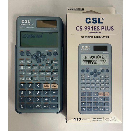 CSL CS-991ES PLUS-BLUE Mavi Fonksiyonel Hesap Makinesi