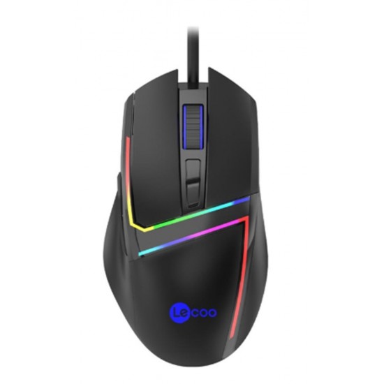 Lecoo MS106 Kablolu 3200DPI 7 Tuşlu RGB Gaming Optik Mouse Siyah