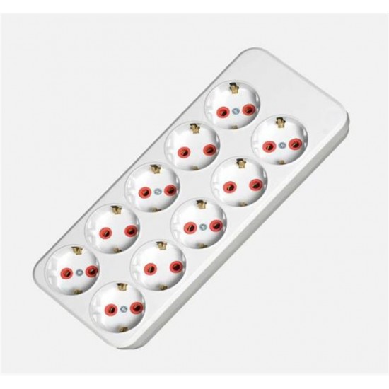 Mutlusan 10lu Topraklı Grup Priz (Klemensli) 001 170 110001 00 00